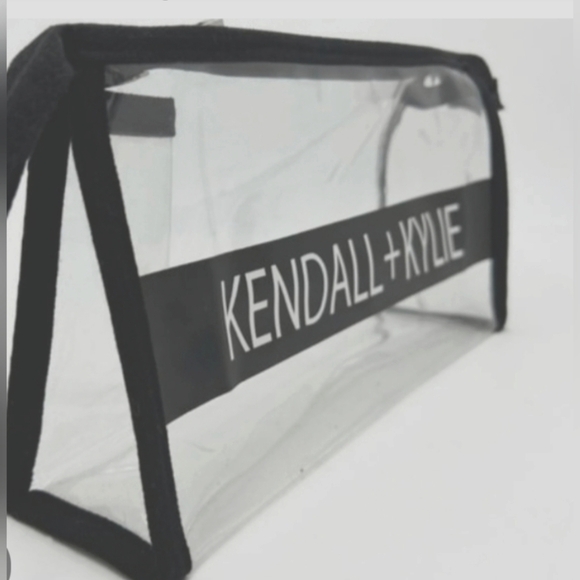 Kendall & Kylie Handbags - Kendall + Kylie Clear Cosmetics Bag, NWOT